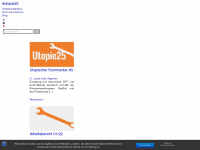 utopie25.de Webseite Vorschau