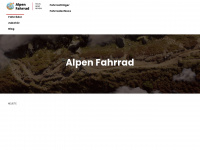 alpenfahrrad.de Webseite Vorschau