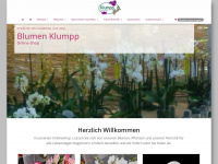 blumen-klumpp-shop.de Webseite Vorschau