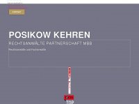 posikow-kehren.de Webseite Vorschau