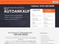 autoankauf-königswinter.de Webseite Vorschau