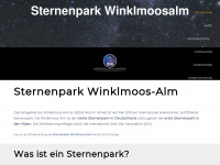sternenpark-winklmoosalm.de Webseite Vorschau