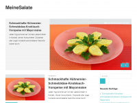 meinesalate.de Webseite Vorschau