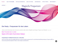magische-frequenzen.de Webseite Vorschau