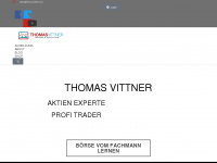 thomasvittner.com Webseite Vorschau