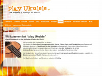 playukulele.at Webseite Vorschau