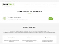 zaundelux.de Webseite Vorschau