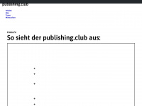 publishing.club Webseite Vorschau