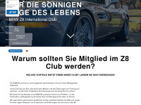 bmwz8club.com Webseite Vorschau