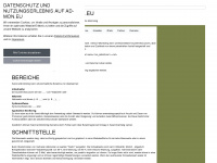 ad-mon.eu Webseite Vorschau