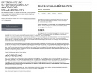 akademische-stellenbörse.info Webseite Vorschau