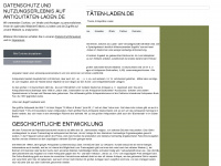 antiquitäten-laden.de Webseite Vorschau
