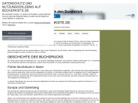 bücherkiste.de Webseite Vorschau