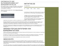 bürgerinitiative.de Webseite Vorschau