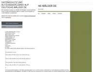 deutsche-wälder.de Webseite Vorschau