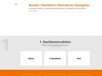 flachdach-navigator.de Webseite Vorschau
