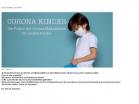 corona-kinder-film.de Webseite Vorschau