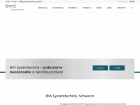 bvs-systemtechnik.de Webseite Vorschau