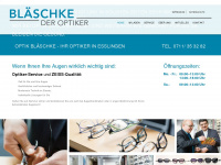 optik-blaeschke.de Webseite Vorschau