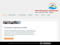 vermietung-tankumsee.de Webseite Vorschau