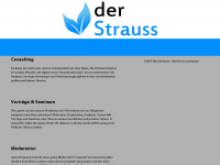 derstrauss.net Webseite Vorschau