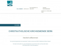 christkath-bern.ch Webseite Vorschau