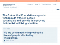 grunenthal-foundation.com Webseite Vorschau