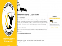 mahnwache-luetzerath.org Webseite Vorschau