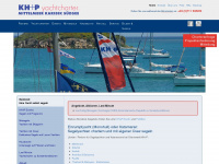 khp-yachtcharter.com Webseite Vorschau