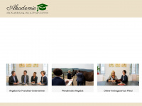 die-akademie.cc Webseite Vorschau