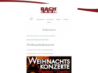 bach-chor.com Webseite Vorschau