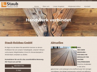 staub-holzbau.ch Webseite Vorschau