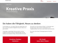 kreative-praxis.de Webseite Vorschau
