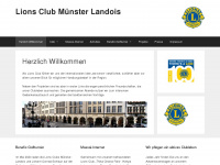 lions-muenster-landois.de Webseite Vorschau