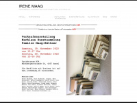 irenemaag.ch Webseite Vorschau