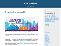 alinecasanova.com Webseite Vorschau