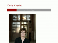 doris-knecht.com Webseite Vorschau