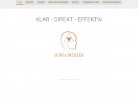 sonja-müller.de Webseite Vorschau
