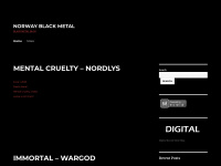 norwayblackmetal.com Webseite Vorschau