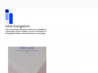 ethik-evangelisch.de Webseite Vorschau