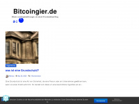 bitcoingier.de Webseite Vorschau