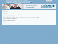 entscheidungshilfe-prostatakrebsv16.de Webseite Vorschau