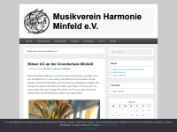mv-minfeld.de Webseite Vorschau