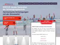 siwave.ch Webseite Vorschau