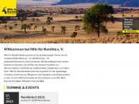 hilfe-fuer-namibia-niedersachsen.de Webseite Vorschau