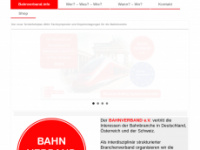 bahnverband.info Webseite Vorschau