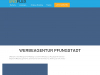 unoflex.de Webseite Vorschau