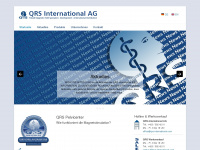qrs-international.com Webseite Vorschau