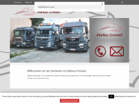 kroneisl-transporte.at Webseite Vorschau