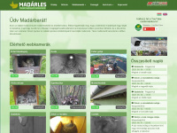 madarles.hu Webseite Vorschau